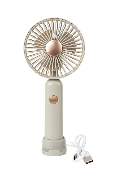 Mini Ventilator Portabil USB, 6 Trepte de Viteza, Reincarcabil, Design Elegant si Silentios, cu Stand si Cablu – Ideal pentru Birou, Calatorii, Acasa