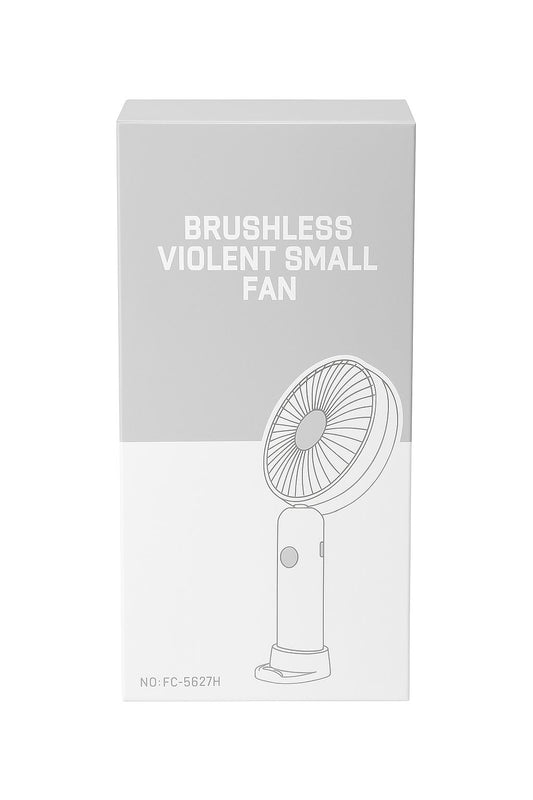 Mini Ventilator Portabil USB, 6 Trepte de Viteza, Reincarcabil, Design Elegant si Silentios, cu Stand si Cablu – Ideal pentru Birou, Calatorii, Acasa