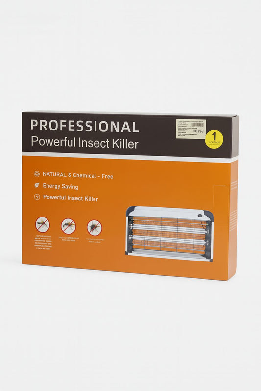 Lampa electrica anti-insecte profesionala, cu lumina UV, 20W, silentioasa, eficienta impotriva tantarilor, mustelor si altor insecte zburatoare