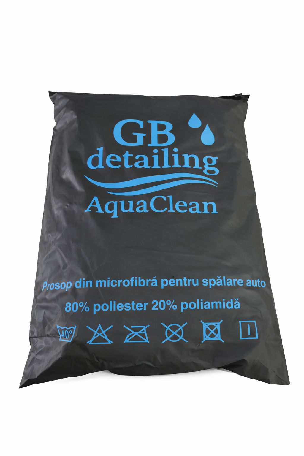 Prosop Microfibră Auto  GB Aqua Clean Detailing Premium cu 2 Fețe – Ultra Absorbant, Fără Zgârieturi